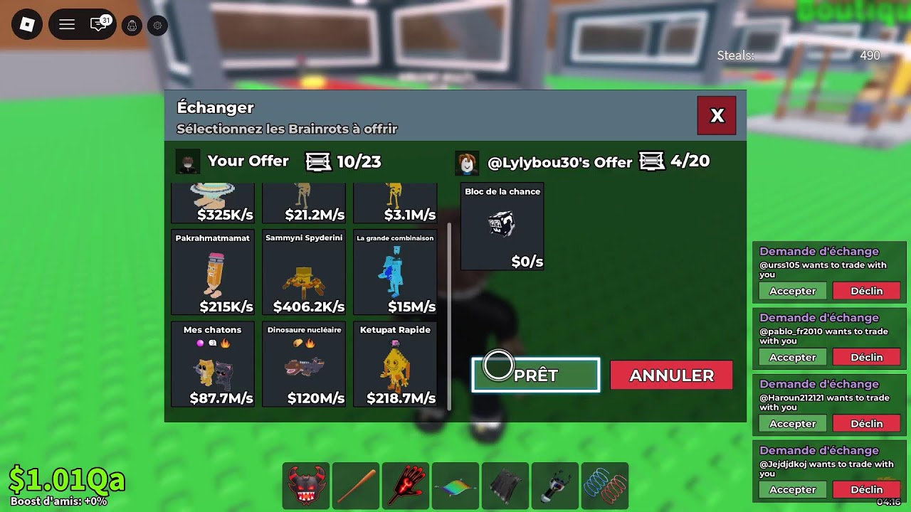live fr chill je trade steal a brainrot