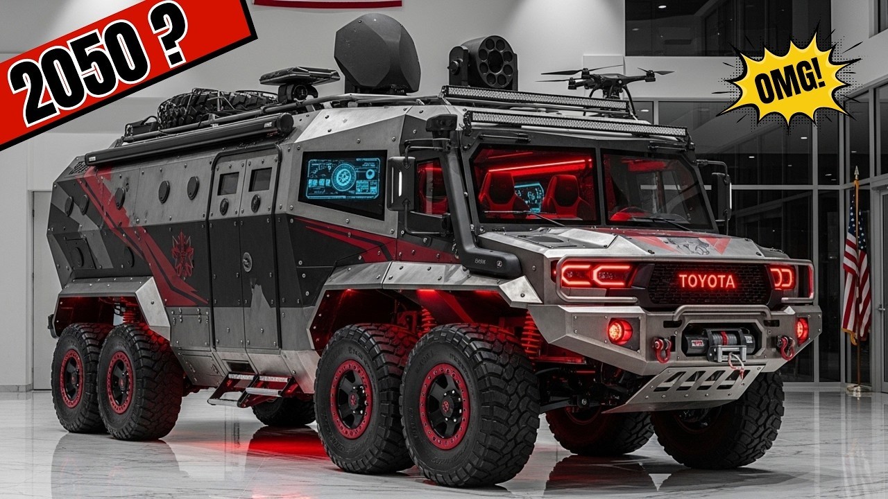 Toyota 8x8 Military Camper Van Concept – The Ultimate Armored Luxury War Machine || USA camper van