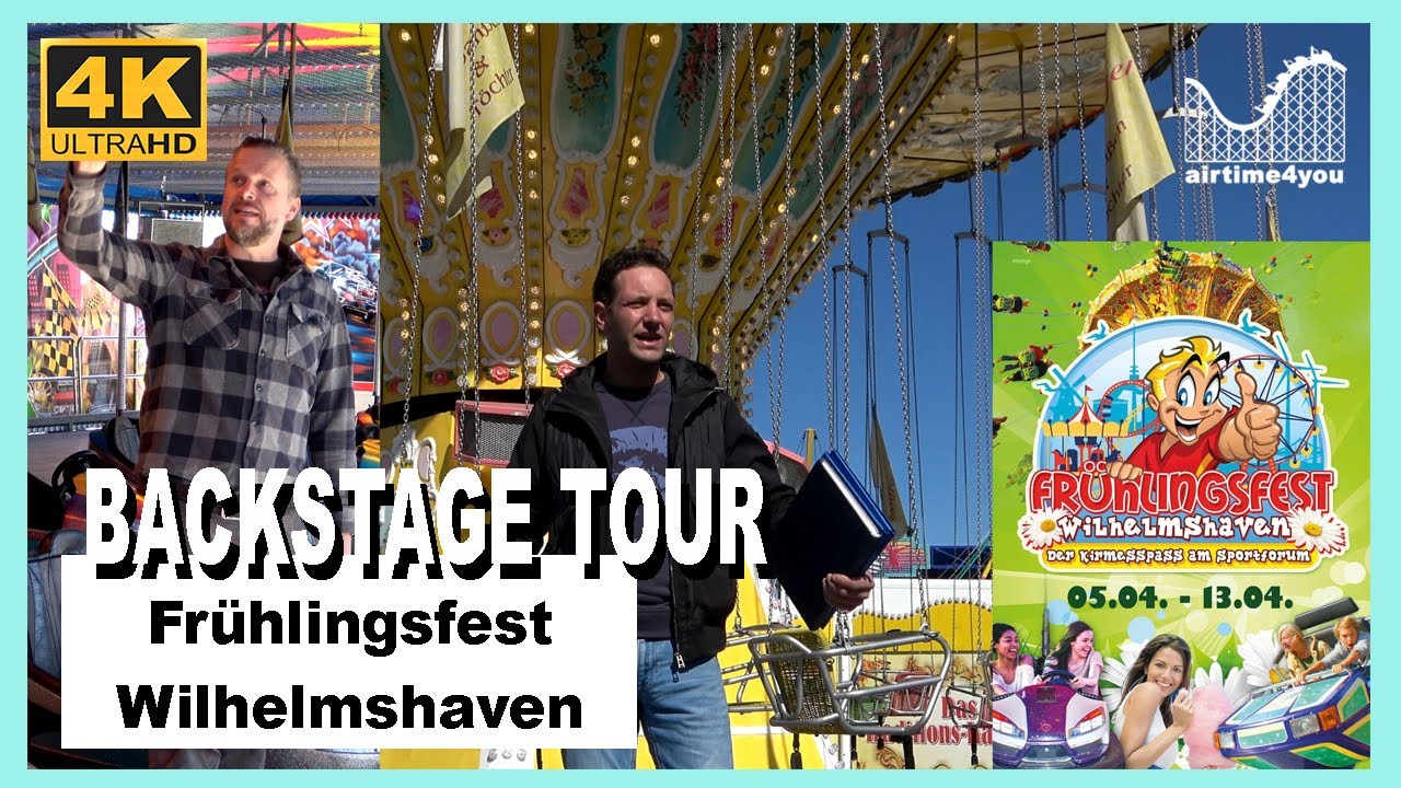 BACKSTAGE TOUR - Frühlingsfest Wilhelmshaven 2025 - Musik Express, Salto Mortale, Break Dance & Co.