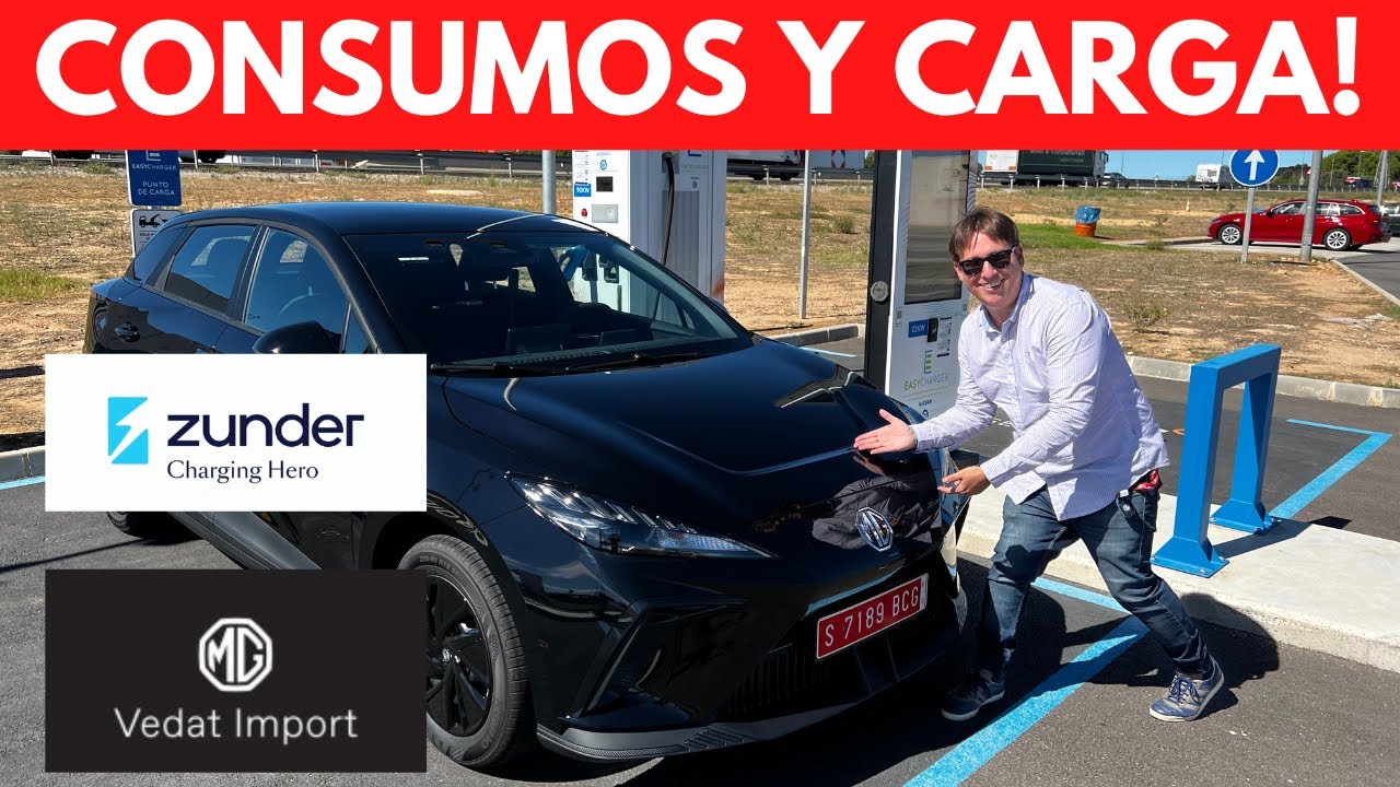 MG4 EV Standard: Prueba de consumo en Autovía y carga en Zunder!
