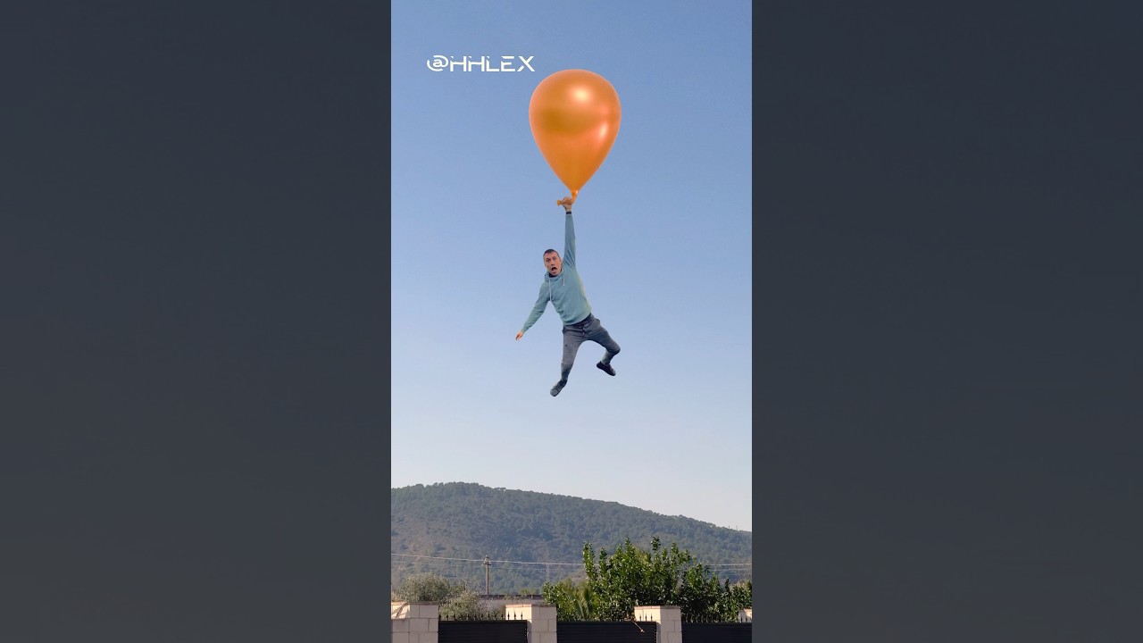 Giant balloon 😂 🎈 #cgi #vfx #shorts