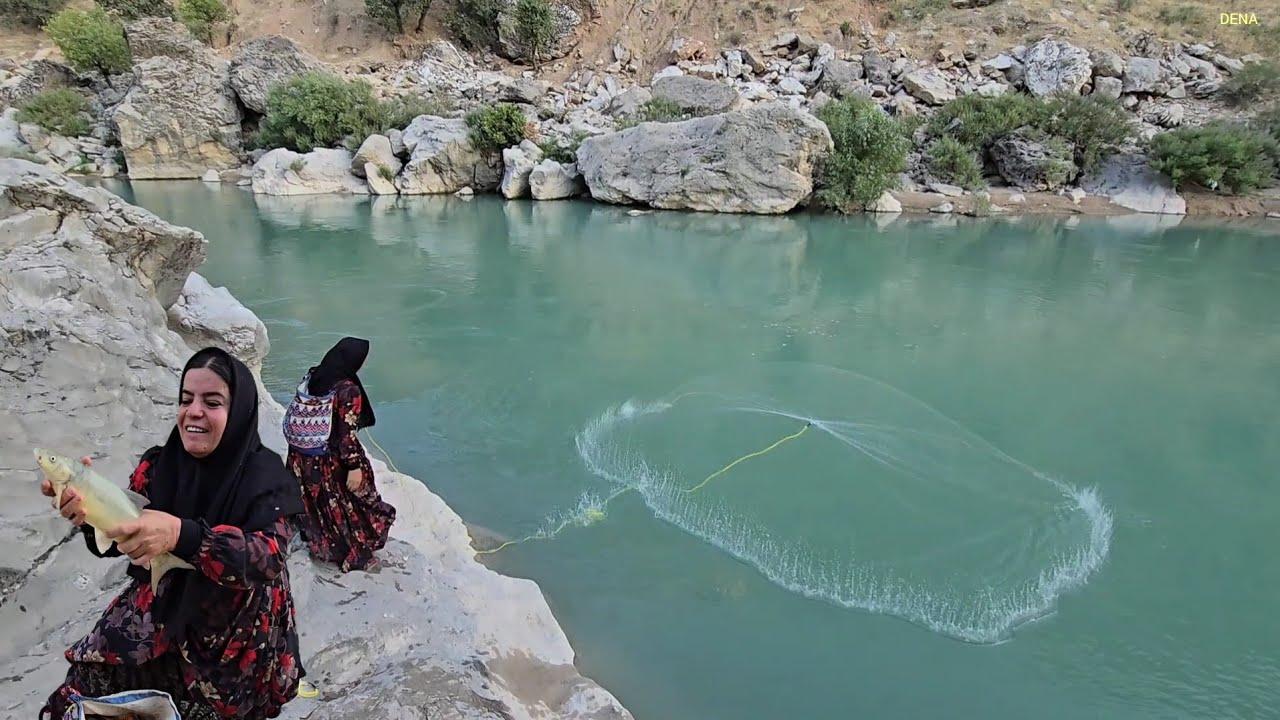 🐟🍯 From catching big fish to checking out a beehive: An amazing day in nomadic life 🏔️🔥