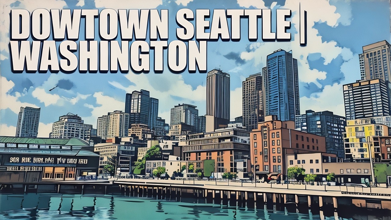 Striking skyline, bustling business district, and cultural landmarks | Downtown Seattle