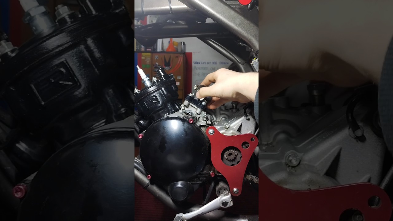 Montaggio aspirazione al Fantic...🛠️#malossi #polini #stage6 #motorcycle