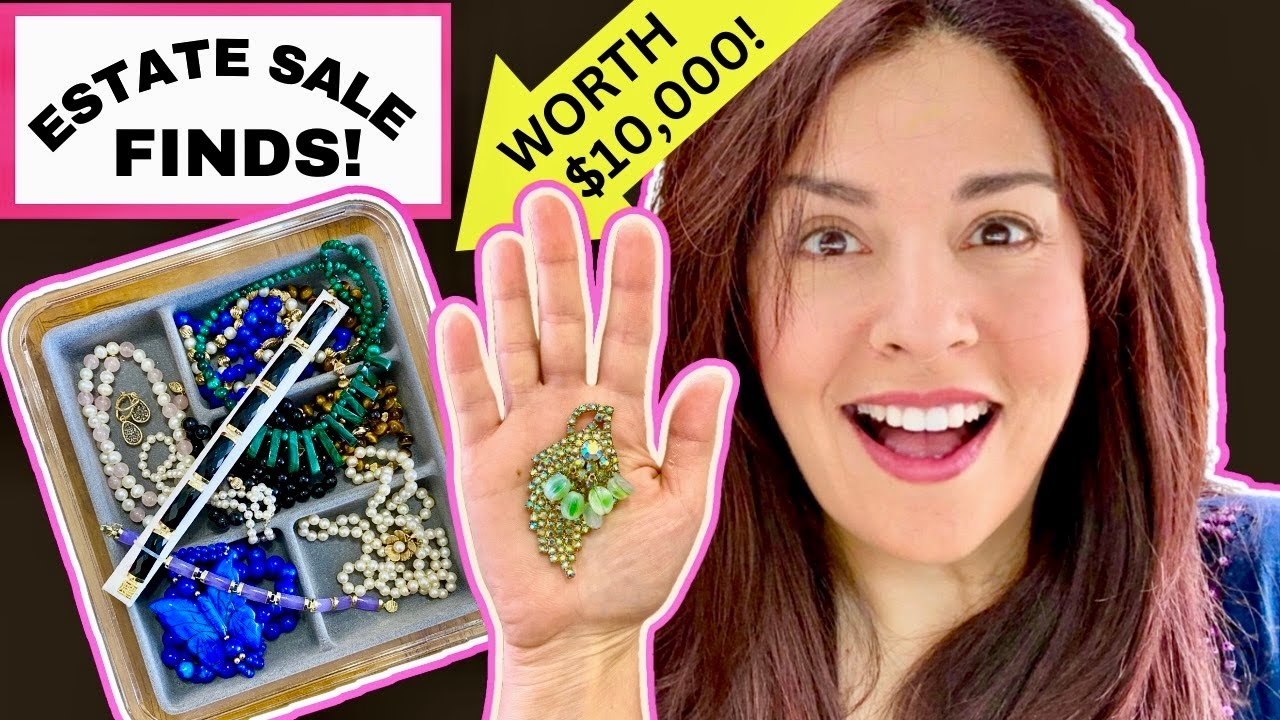 $10,000 Of Unsorted Estate Jewelry! Meet The Consigner With Me!
