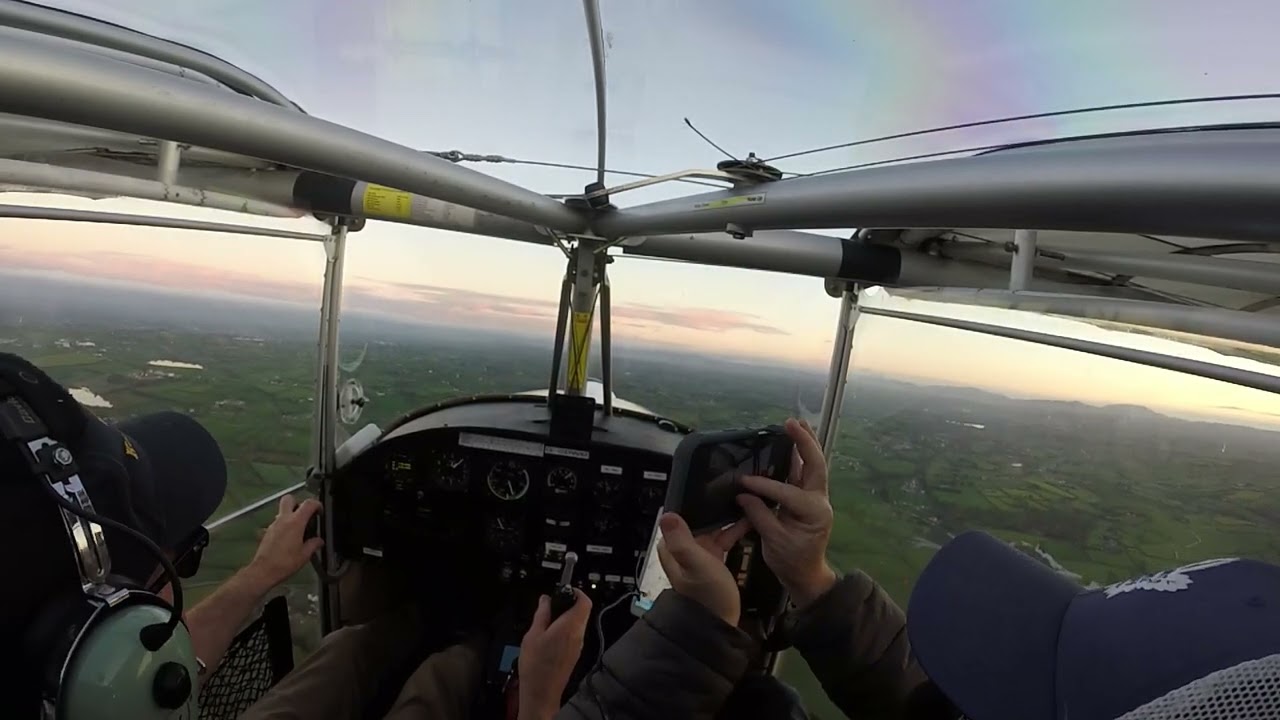 Skyranger Classic 912 - Tricky landing over trees on approach to runway 17