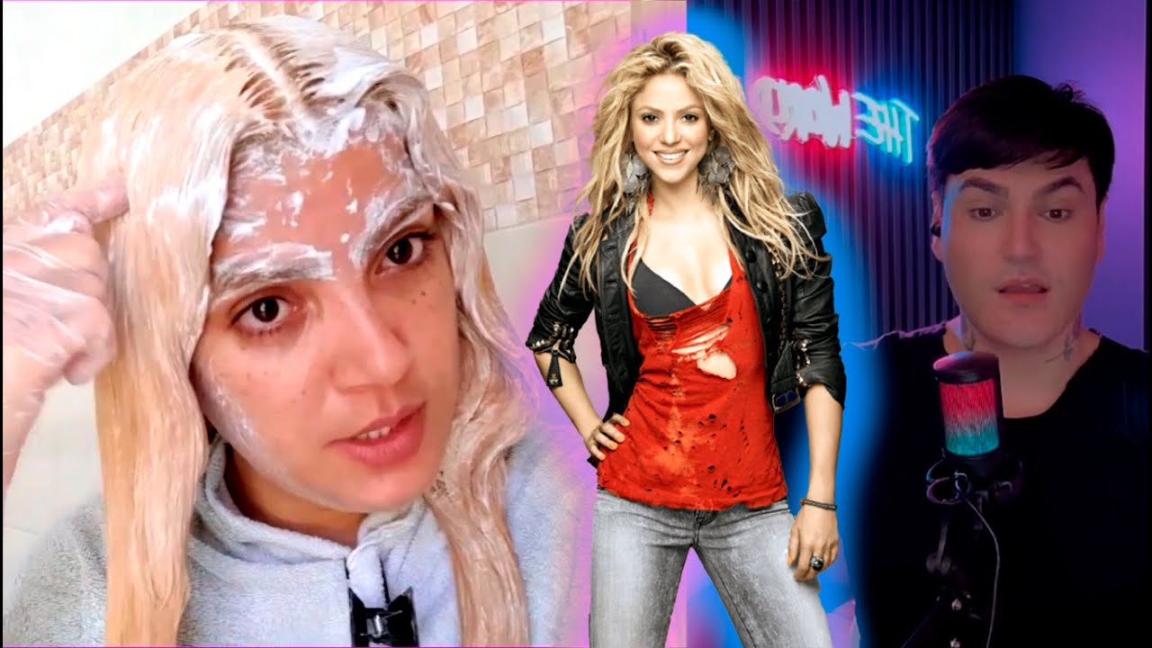 DESCOLORAÇÃO SHAKIRA 💃 ELA VOLTOU PARA DESCOLORIR A 3 TERCEIRA VEZ!
