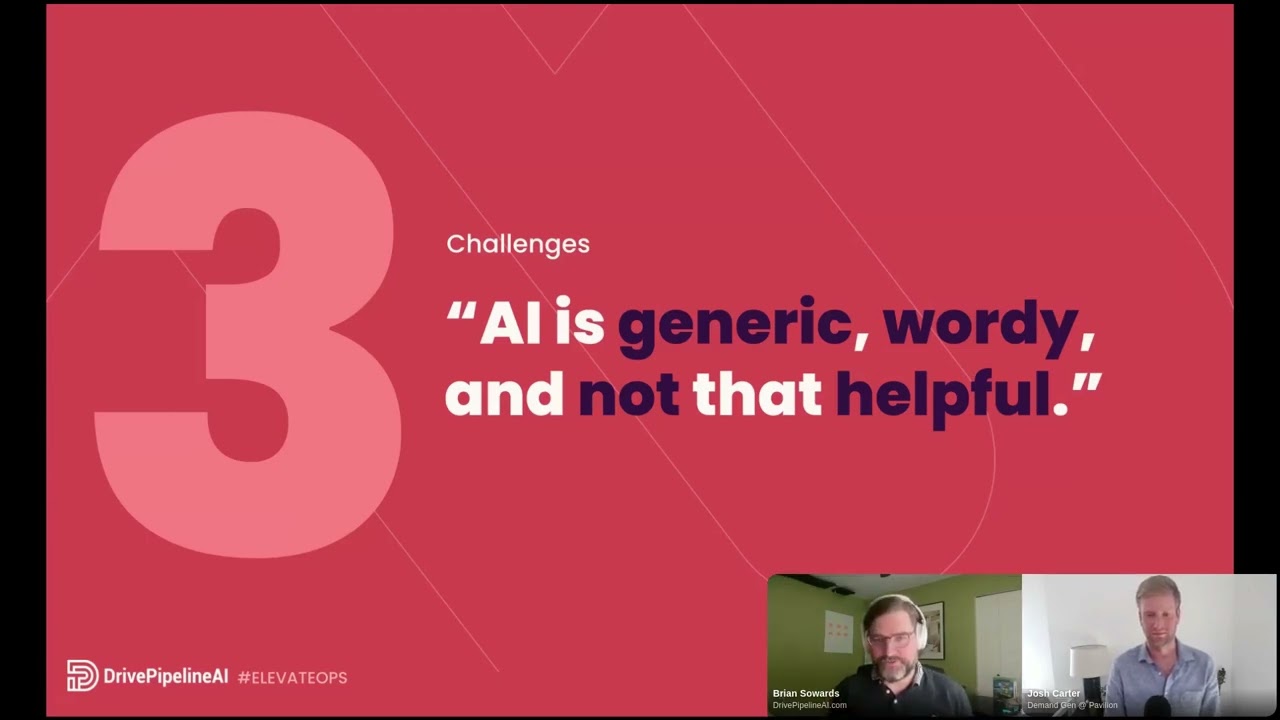 ELEVATE:OPS - How Pavilion is Using AI to Maximize Sales Rep Efficiency