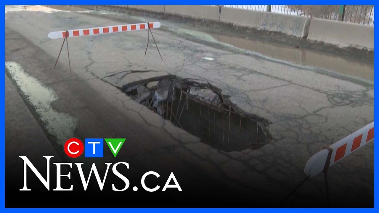 Massive chunk of bridge in Chateauguay collapses, worrying mayor