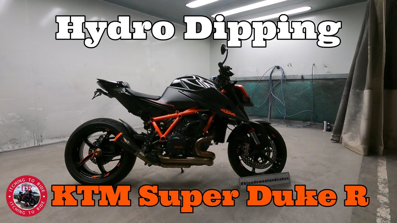 Hydro Dipping a 2021 KTM Super Duke 1290 R with a Austin Racing exhaust. Gen 3. The Beast. 3.0