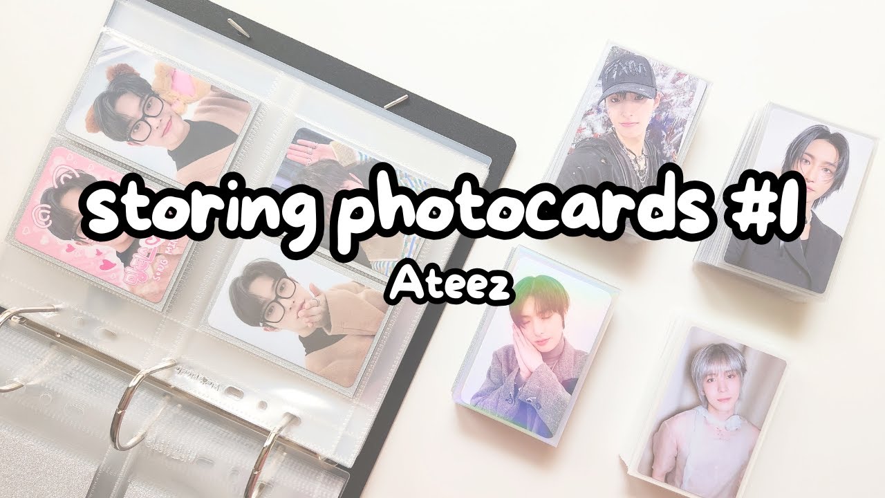 Storing photocards #1 ✿ ateez