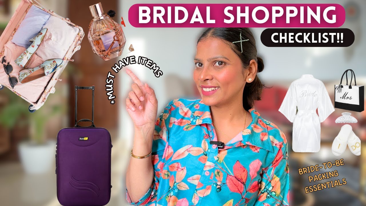 *Ultimate* BRIDAL SHOPPING LIST | Bride-To-Be Shopping Essentials💕All You Need #bridalshopping