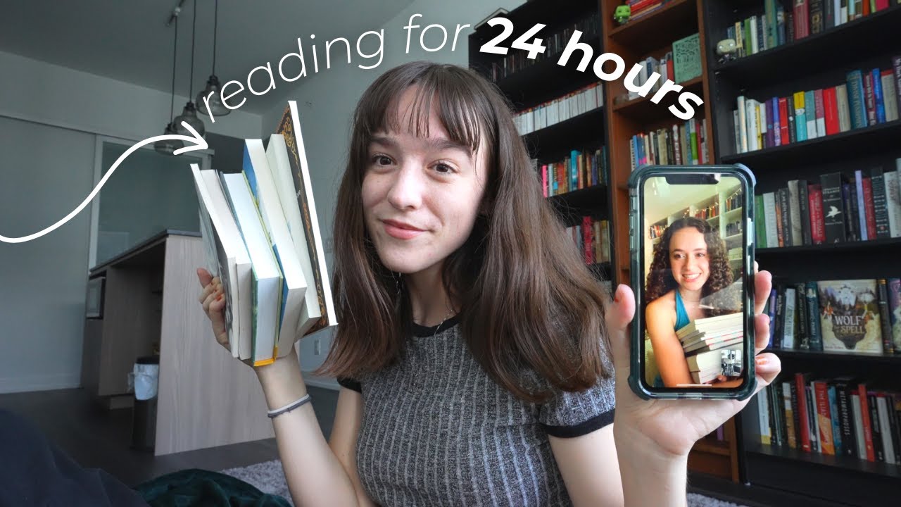 reading 5 books in a day! 24 hour readathon vlog