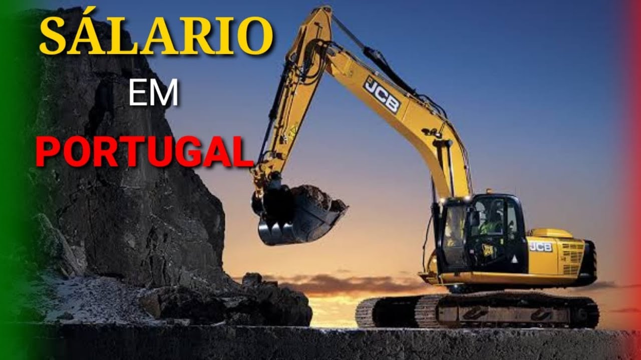 QUANTOS GANHA um OPERADOR DE MÁQUINAS PESADAS Em PORTUGAL ( Escavadeira Hidráulica )
