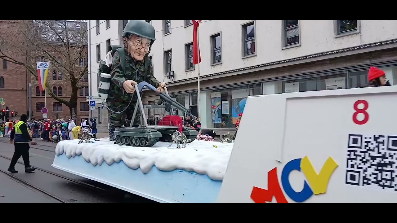 Carnival in Germany, Mainz city centre. 