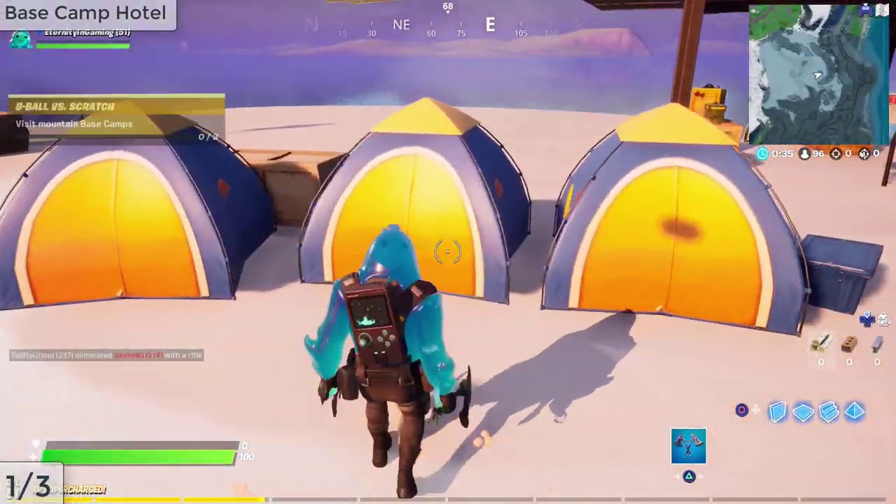 Visit Mountain Base Camps - Fortnite