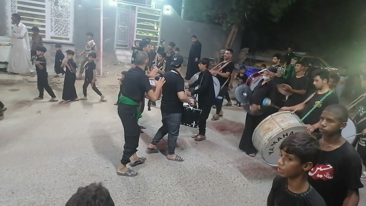 دخول موكب. عبدالله الرضيع   النجف ناحيه القادسية