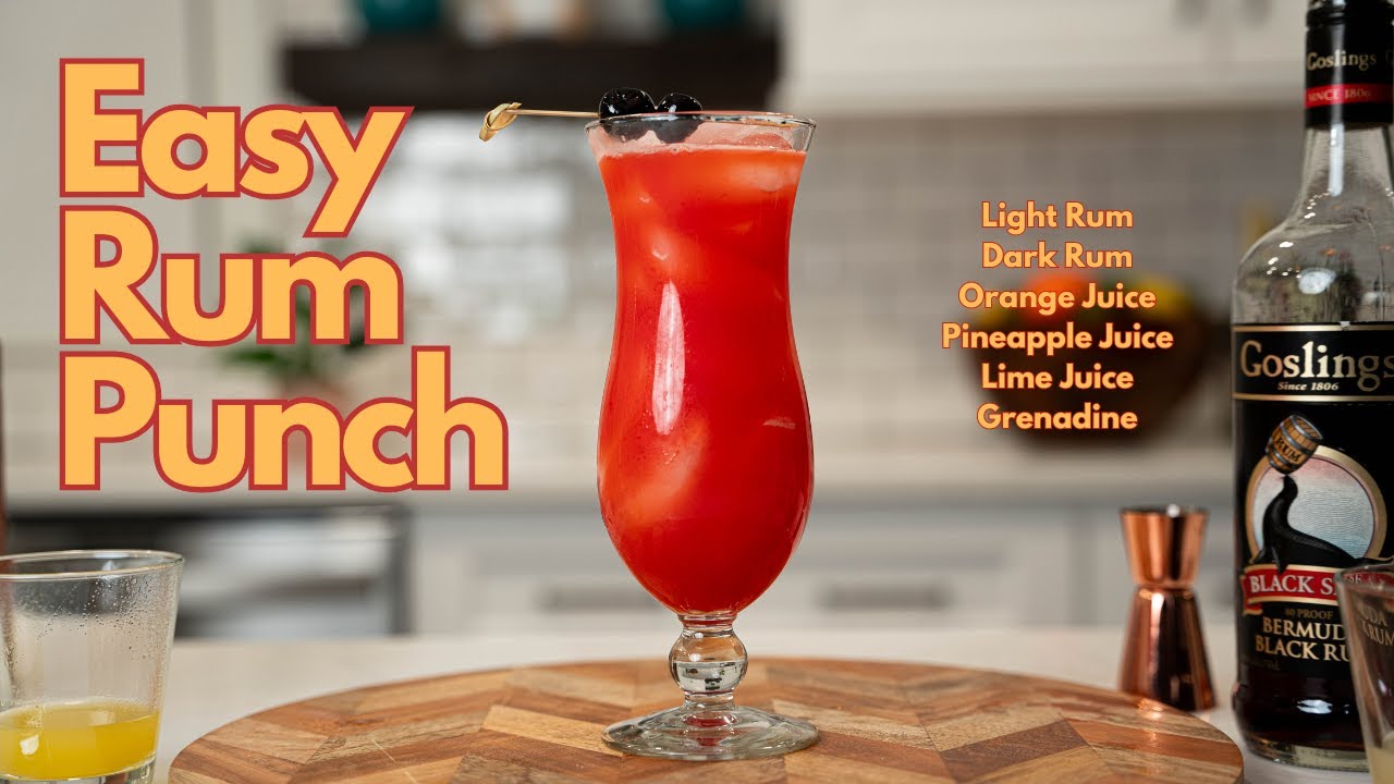 Quick & Easy Rum Punch Recipe - Perfect for Any Party