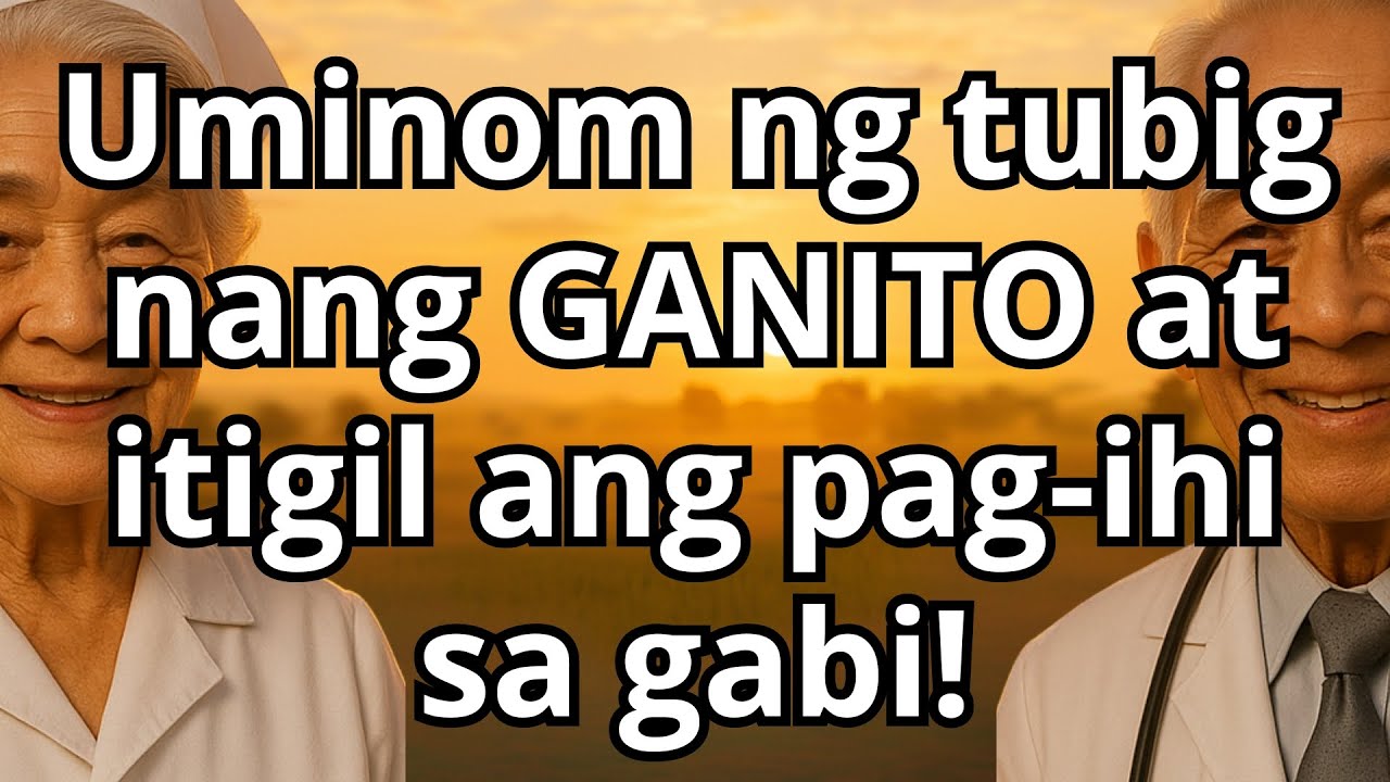 Urologist: Uminom ng Tubig na Ito Para Matigil ang Pag-ihi sa Gabi at Maiwasan ang Stroke
