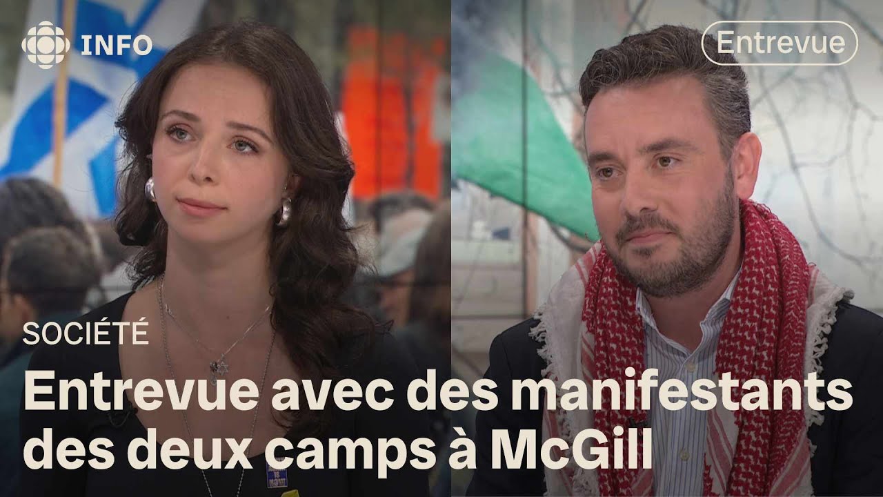 Manifestations pro-israéliens et propalestiniens à McGill : entrevue avec les 2 camps