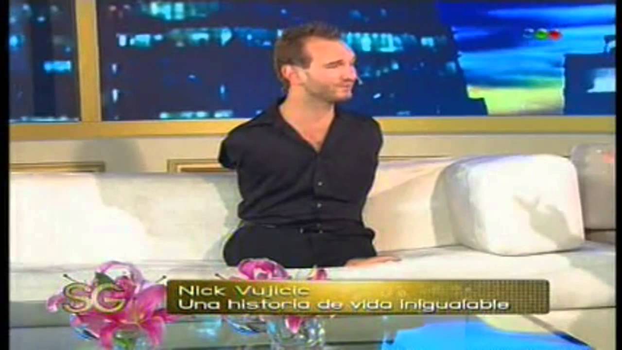 La conmovedora visita de Nick Vujicic al programa de Susana Gimenez 2013)