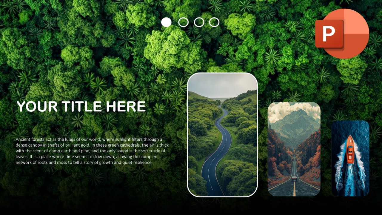 Professional Picture Slider in PowerPoint | Morph Transition