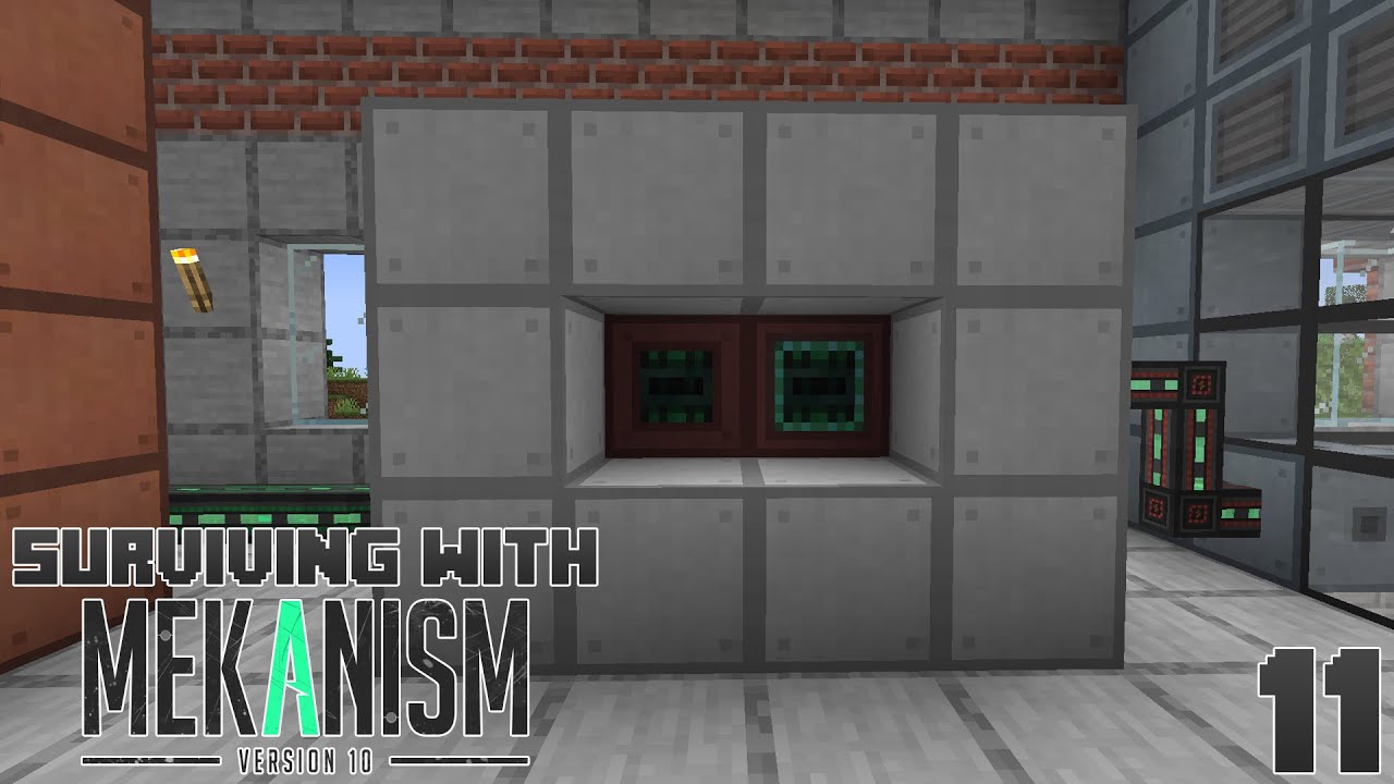 Surviving With Mekanism v10 :: E11 - Induction Matrix Power Storage