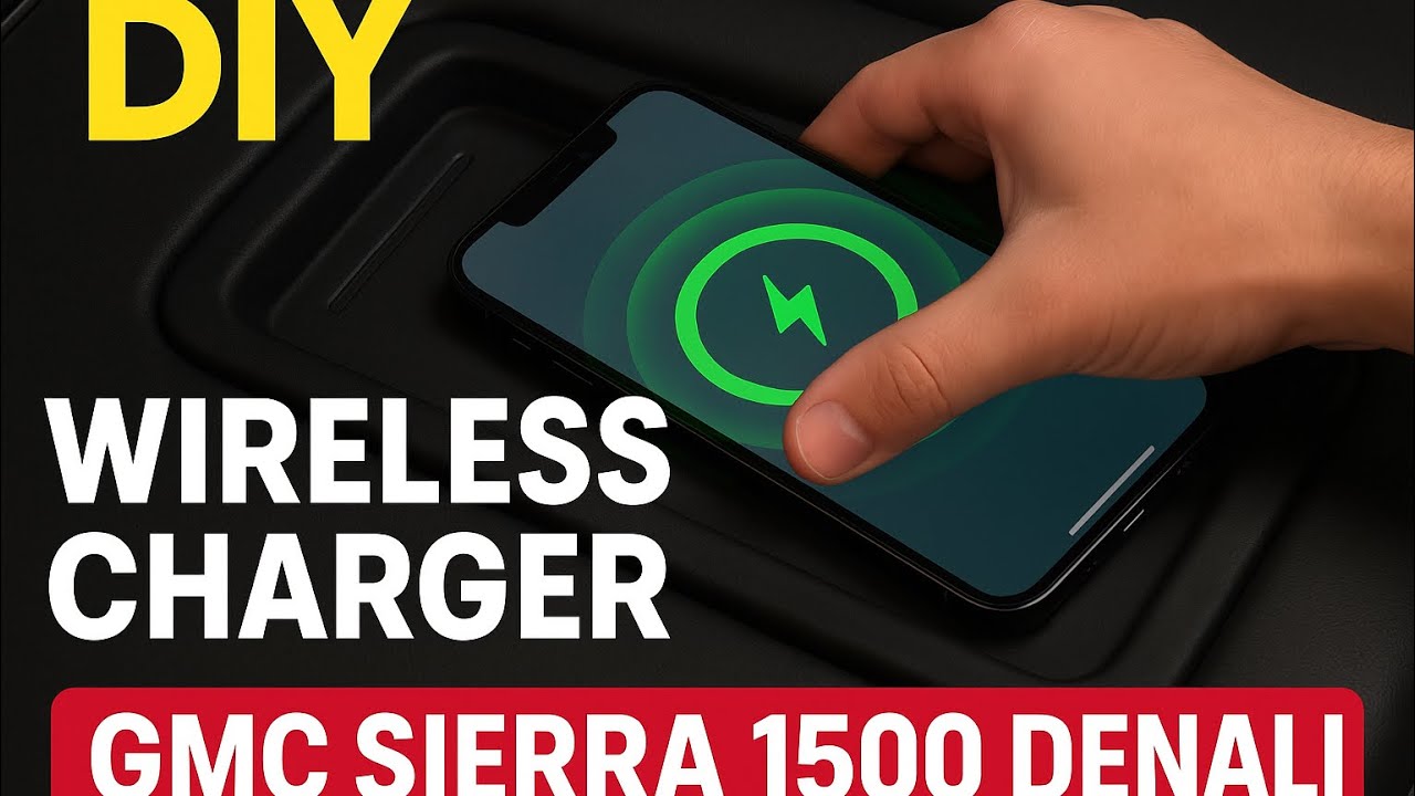 The BEST Upgrade for Your GMC Sierra &ndash; Wireless Charger Install
