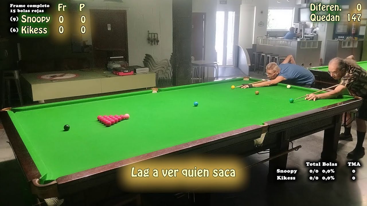 Snoopy vs Kikess - Partidazo de Snooker Nº12 - 21-08-2024