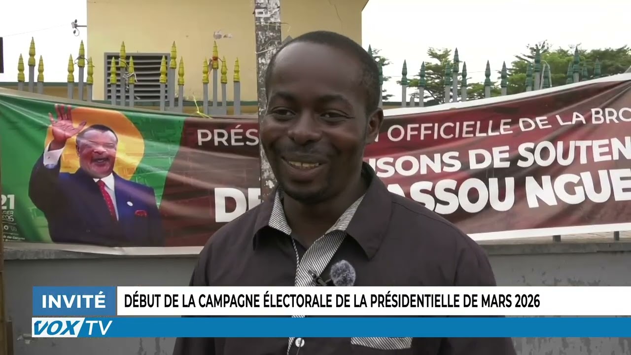 INVITÉ JT:  Début de la campagne électorale de la présidentielle de Mars 2026