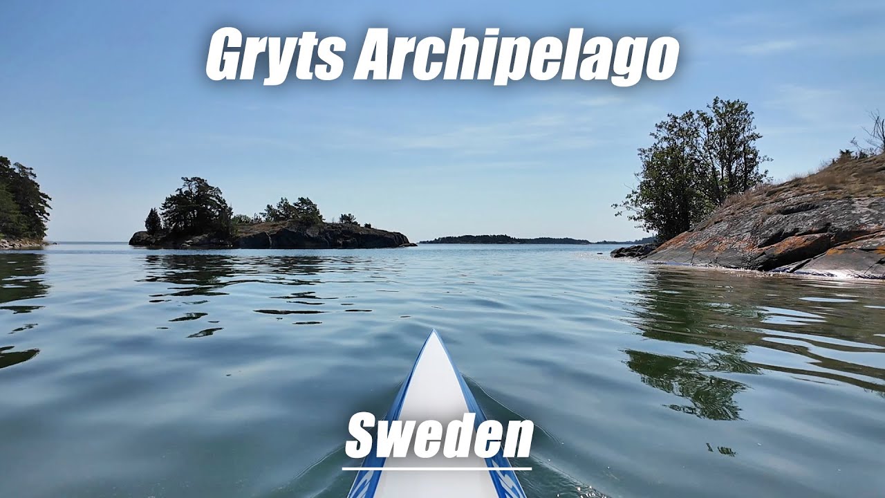 Kayaking in the Gryts archipelago, Sweden - Paddla kajak i Gryts skärgård, Sverige