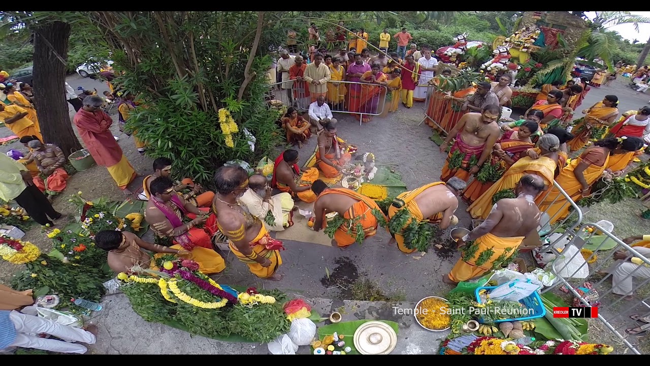 Temple Siva Soupramanien de Saint Paul   Île de la Réunion [ GOPRO session]