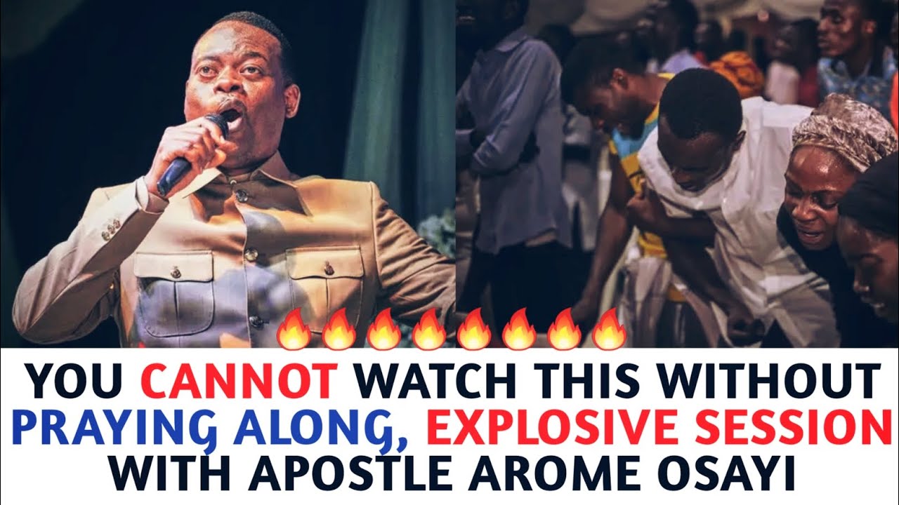 YOU CANNOT HELP BUT PRAY ALONG AS YOU WATCH THIS EXPLOSIVE SESSION WITH APOSTLE AROME OSAYI - 1sound