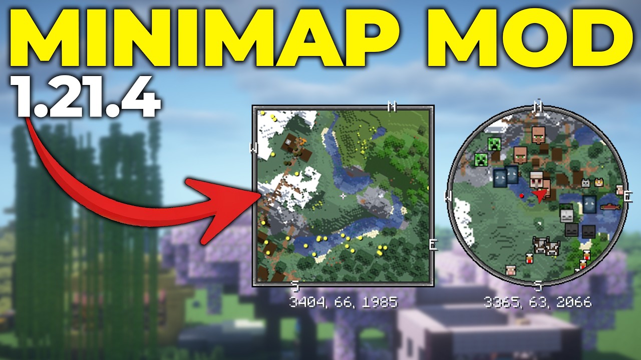 Minecraft Minimap Mod for 1.21.4 - How To Download & Install Xaero&rsquo;s Minimap