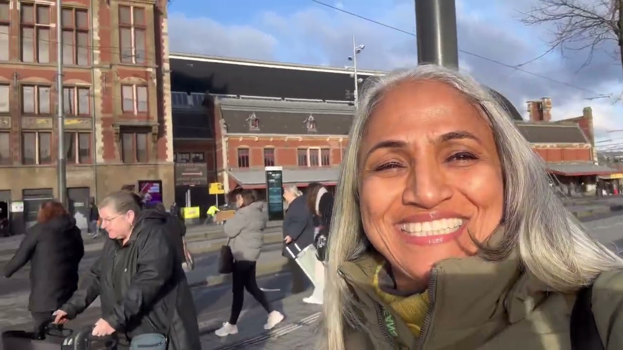 Day 2 Amsterdam Tour❤️ #neerusaini #vlog #travel #daughter #fun #tour #tram #shortvideo #neerusaini