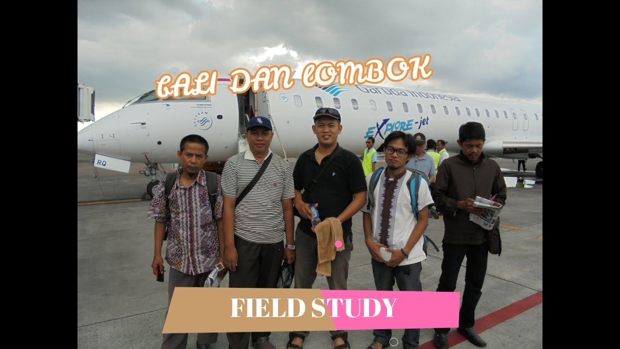 Album kenangan field study di Bali dan Lombok