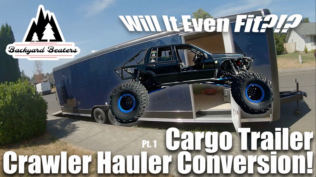 Cargo Trailer - Crawler Hauler/Camper Conversion! Pt 1. Roll Over Fenders.