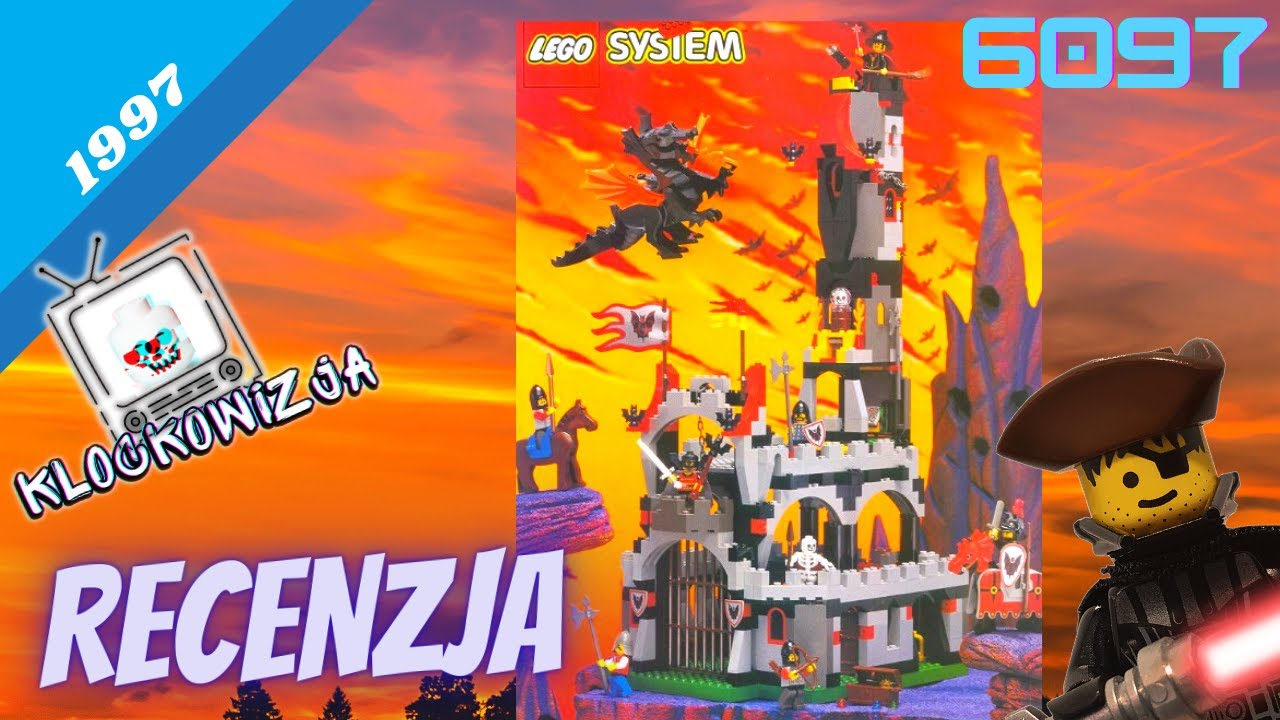 Jedyna Recenzja LEGO Castle 6097 Zamek Księcia Nietoperza (Night Lord's Castle)
