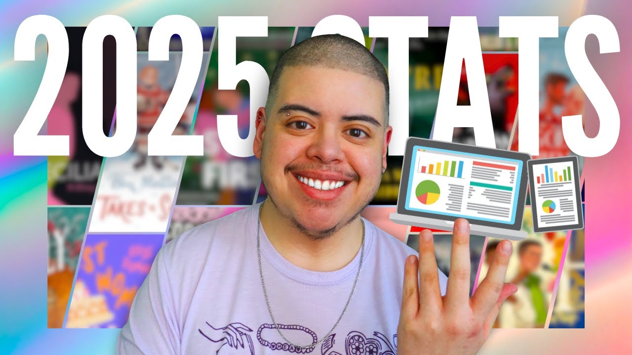 📊 2025 Reading Stats: Most Read Authors, 5 Star Reads, Most Popular Cover Color, and more!