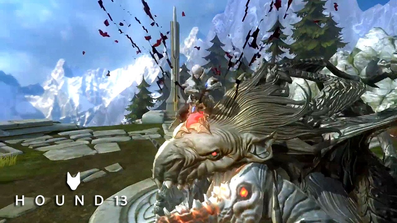 Hound 13 'Project 100' Hundred Soul - Dungeon Gameplay Class Skills Preview MMORPG Mobile