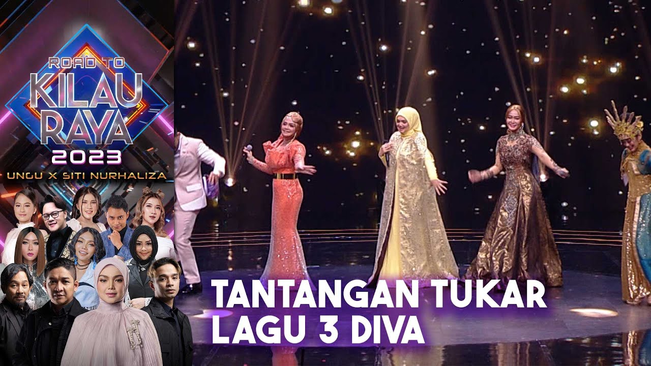 Tantangan Tukar Lagu 3 Diva | ROAD TO KILAU RAYA UNGU X SITI NURHALIZA