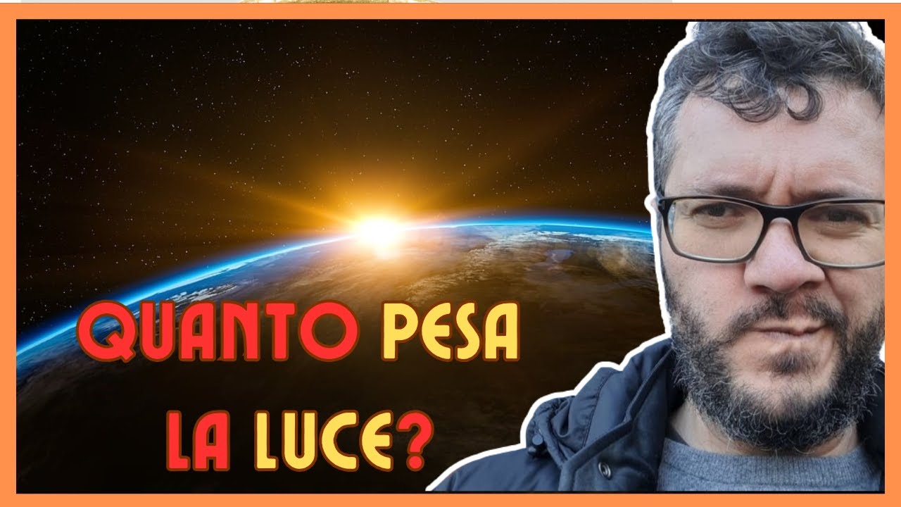 Quanto pesa la luce? La pressione di radiazione