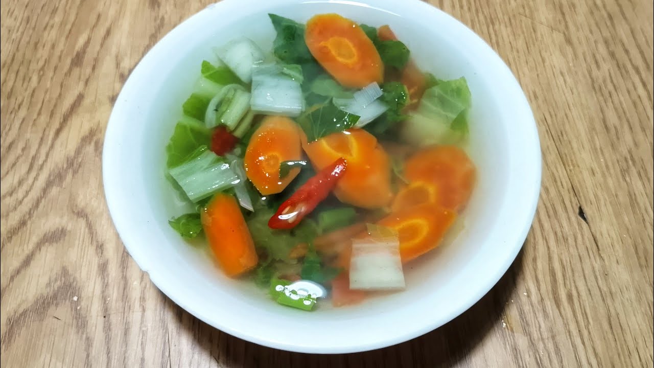 IDE MENU BUKA PUASA ANTI KOLESTEROL SAYUR SAWI PUTIH TOMAT DAN WORTEL