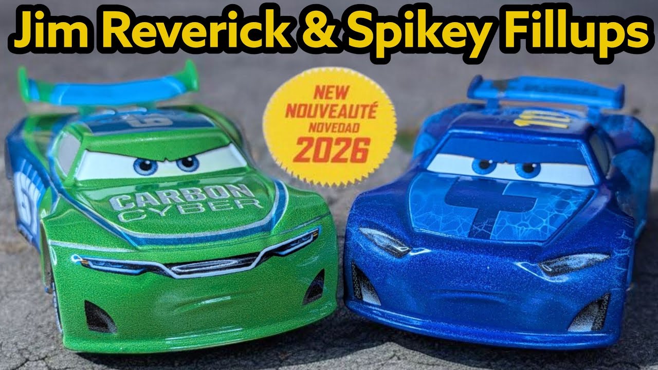 ДЖИМ РЕВЕРИК НАКОНЕЦ-ТО ВЕРНУЛСЯ! &mdash; Disney Cars 2026 Spikey Fillups & Jim 2 Pack &mdash; 67
