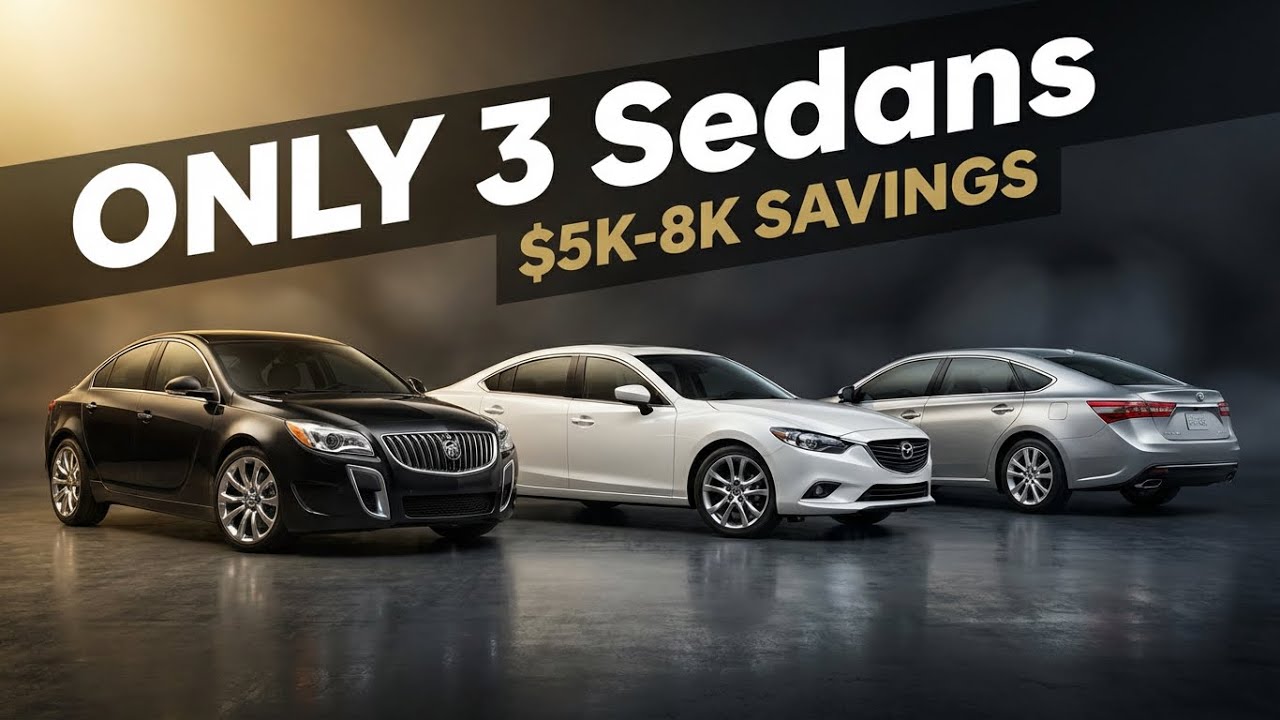 I Inspected 5,000+ Cars: The ONLY 3 Sedans Worth Buying Right Now (Real Data)