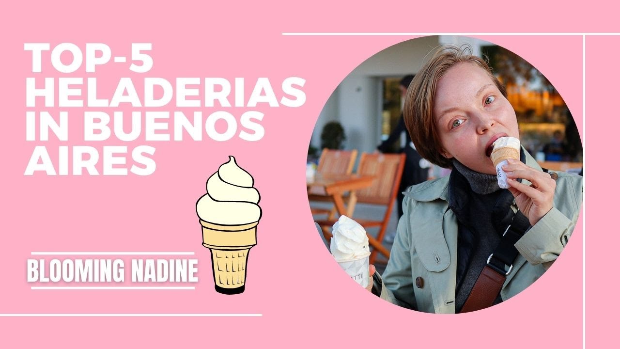 Best ICE CREAM in ARGENTINA | TOP-5 Heladerias in BUENOS AIRES