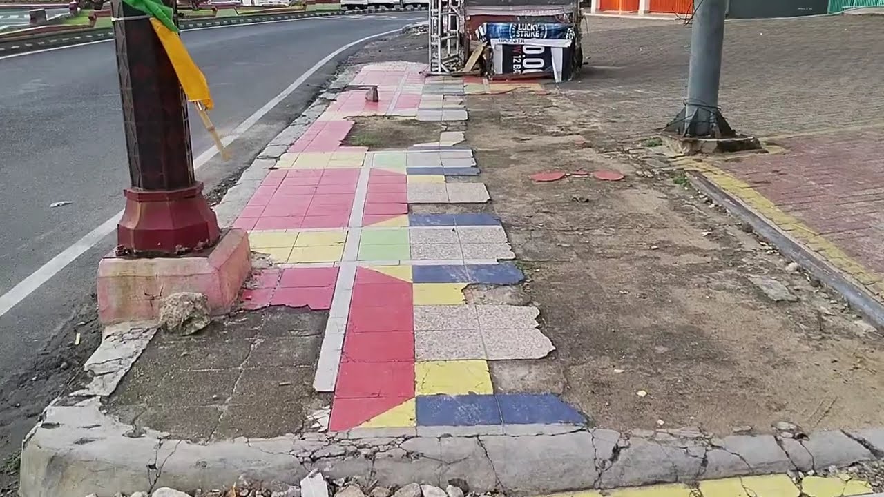 Walking tour di Pedestrian Bandar Lampung, keren 