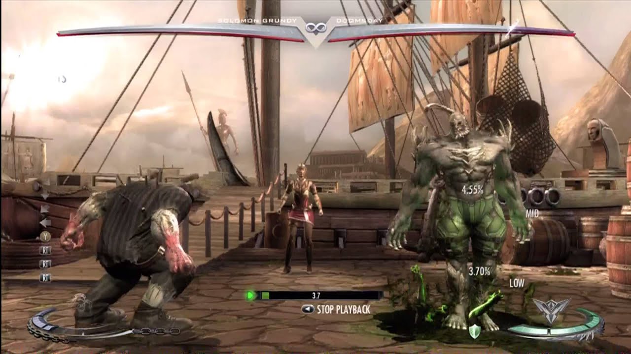 Injustice: Gods Among Us Solomon Grundy Combo Video