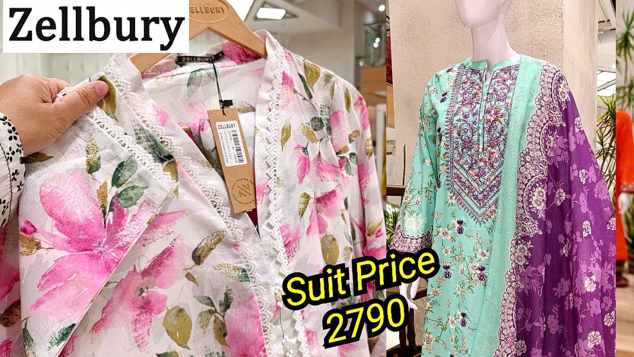 Zellbury New Lawn Collection❣️Zellbury Summer Collection 2025♥️Zellbury Collection