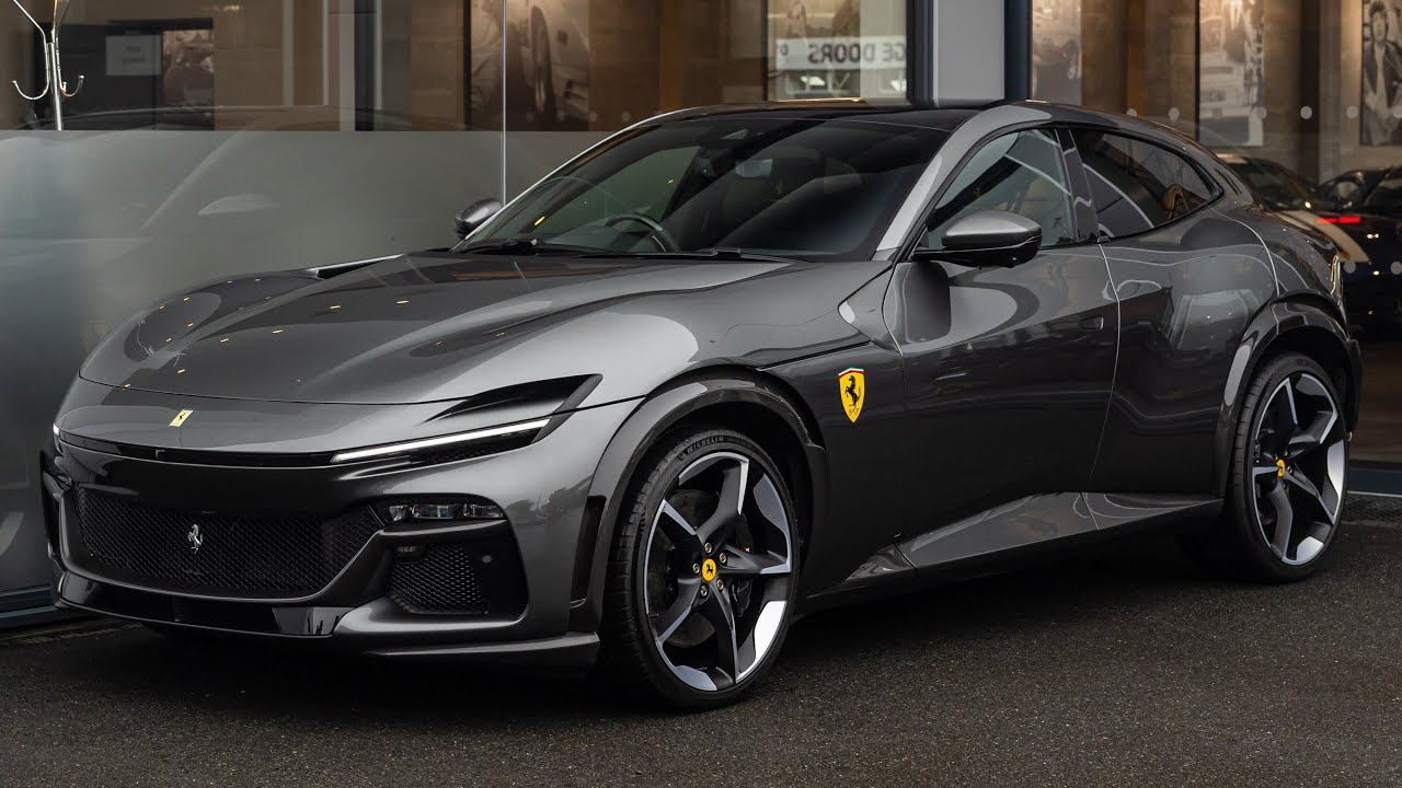 2023 Ferrari Purosangue - Grigio Silverstone - Walkaround + Engine & Exhaust Sound
